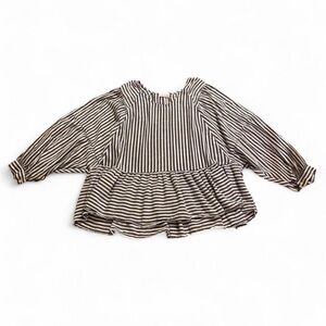 Elegant Striped Women's Blouse